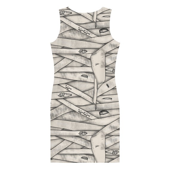 mummy bodycon dress Mummy Halloween Bodycon dress