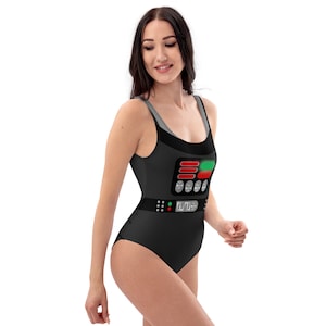 Dark Side One-piece Swimsuit - Etsy