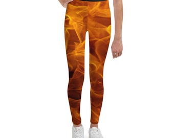 Flame Ember Youth Leggings