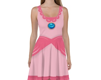 The Peach Skater Dress
