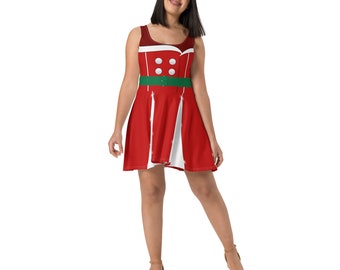 Christmas Disney Minnie Mouse Dress Womens Holiday Dress Long Sleeve With  Pockets Matching Mickey Shirt Couples - Etsy
