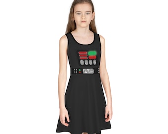 Vestido veraniego sin mangas para niña Dark Side (