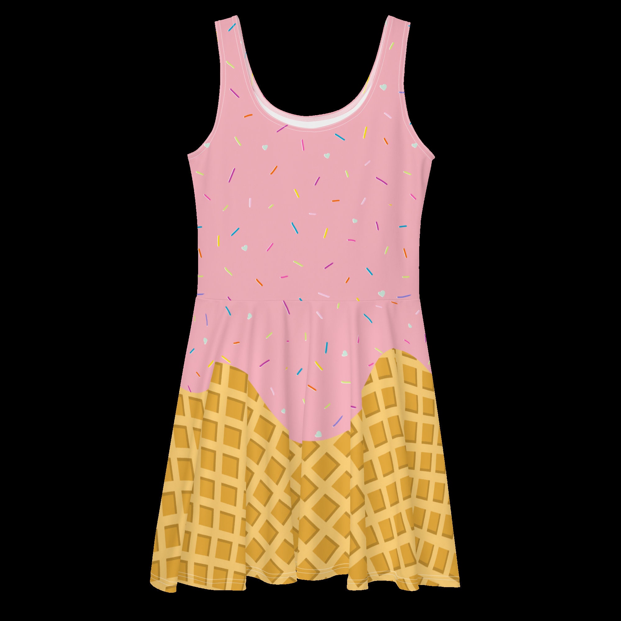 ice cream skater dress Popsicles Kitty's Pink Ice Cream Skater Dress