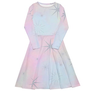 100th Anniversary long sleeve midi dress