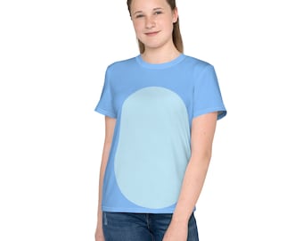 Blue dog Youth crew neck t-shirt- Costume, Bounding, Cosplay