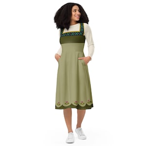 Baby Anna long sleeve midi dress- Costume/Cosplay style