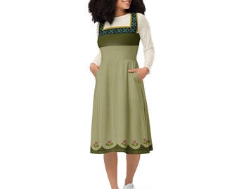 Vestido midi de manga larga Baby Anna- Estilo disfraz/cosplay