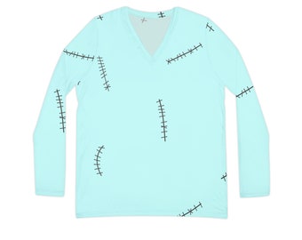 The Sally Women's Long Sleeve V-neck Shirt