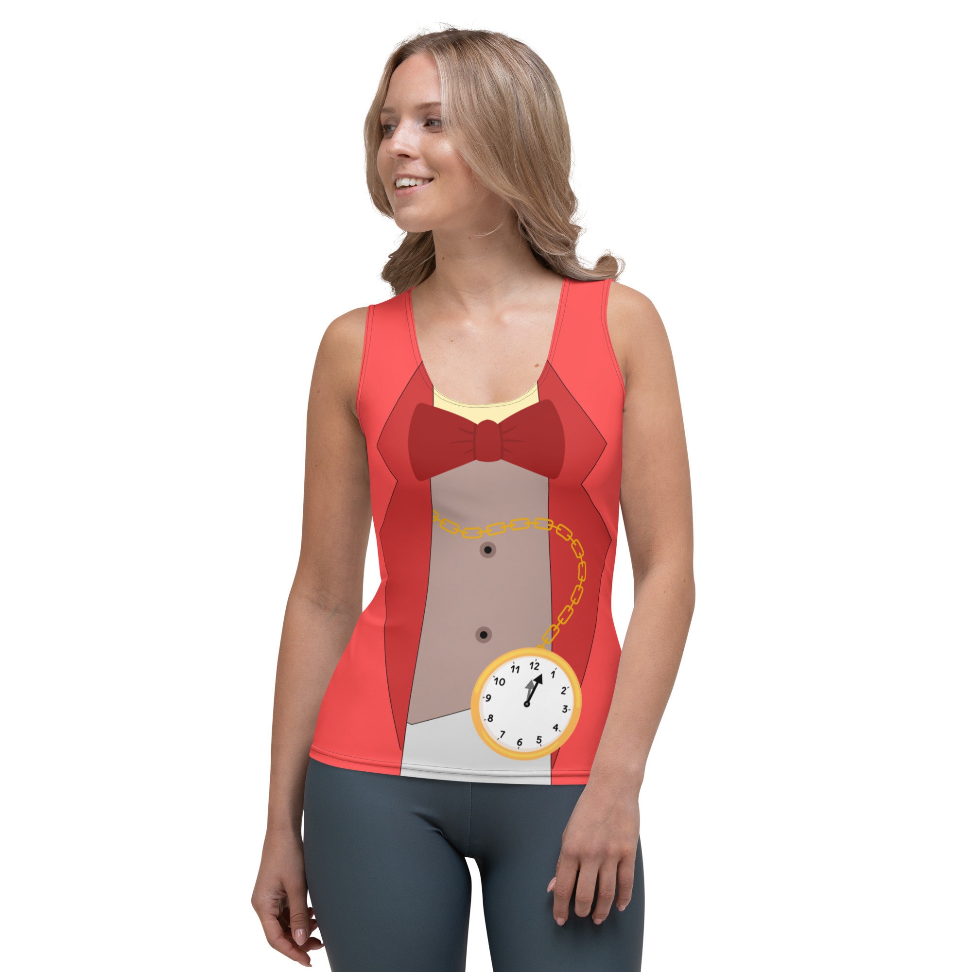 Discover White Rabbit Wonderland 3D Tank Top for Women