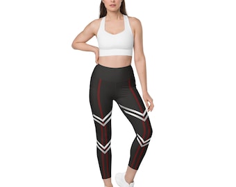 Leginsy Scarlet Enchantress z kieszeniami