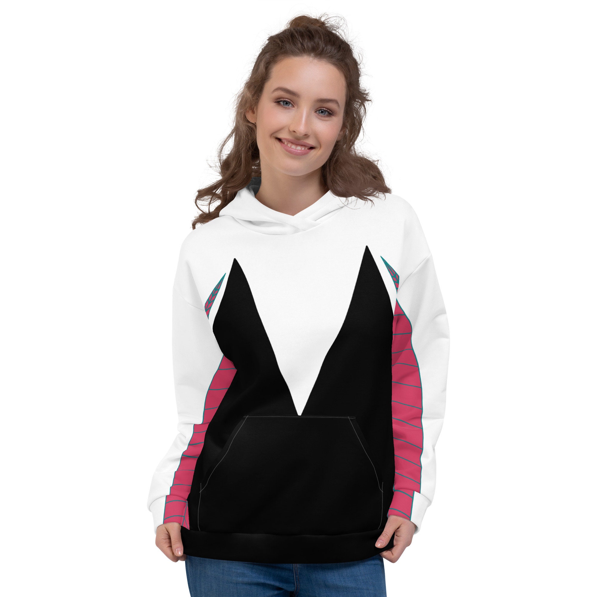 Felpa con cappuccio unisex Spider Ghost Friend