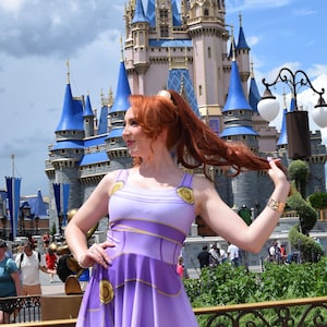 The Megara Skater Dress- Running Costume, Cosplay, Bounding, Costume