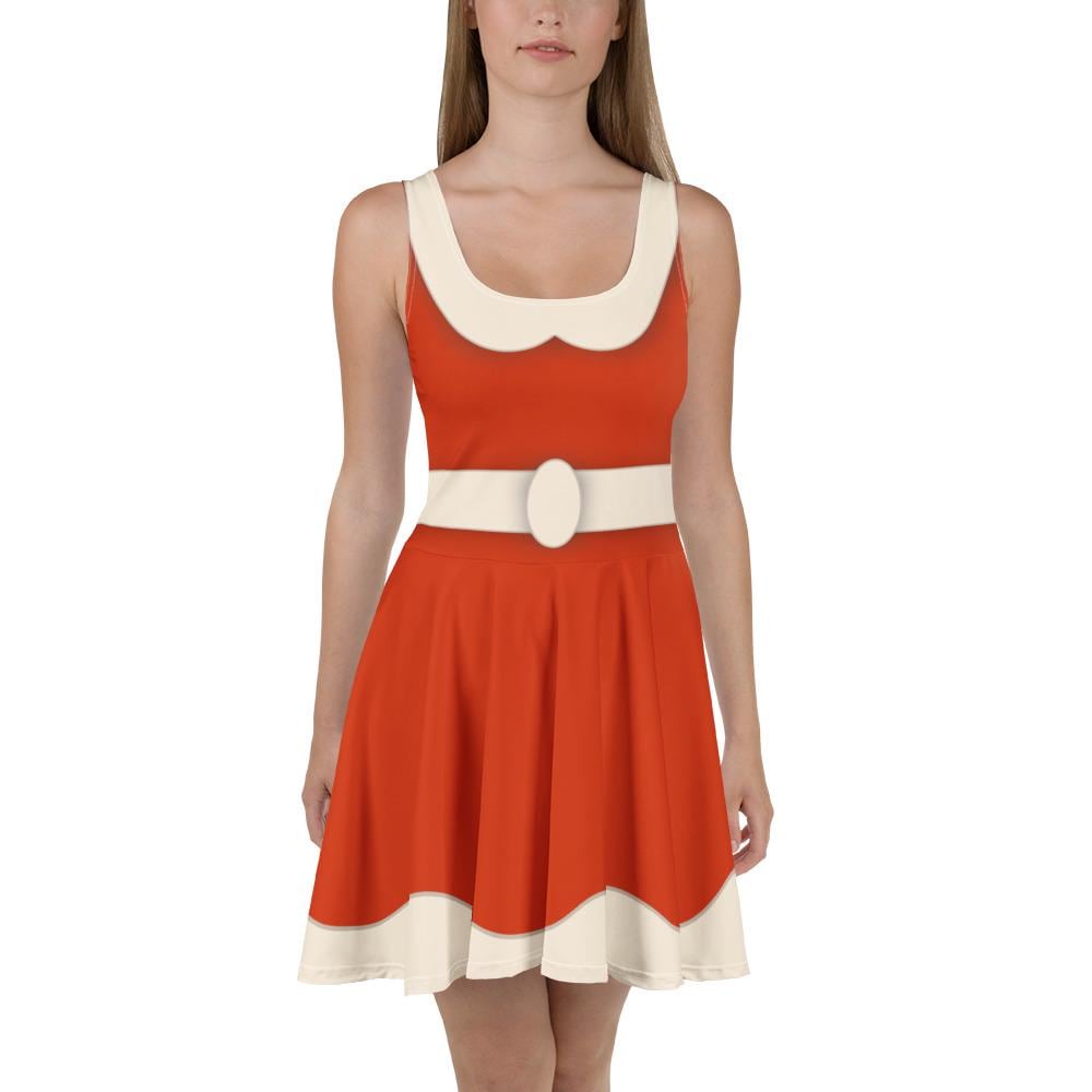 chinese dress ladies Blackmilk | A Little Aussie Christmas Scoop Skater Dress | Green main image 0