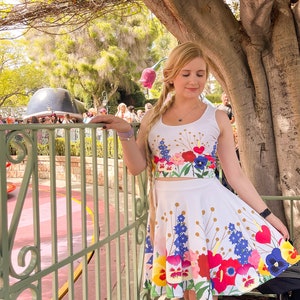 Wonderland Garden Skater Skirt