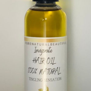 Herbal Mint Sage Invigorating Hair Oil 4oz
