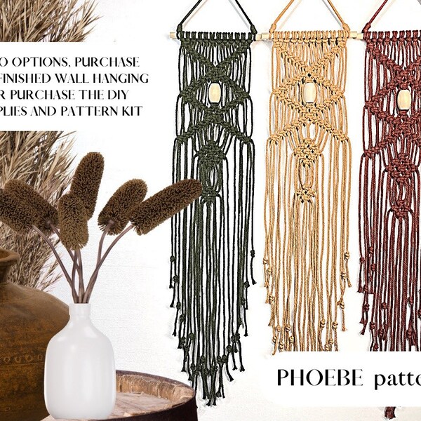 Macrame Wall Hanging Kit Etsy