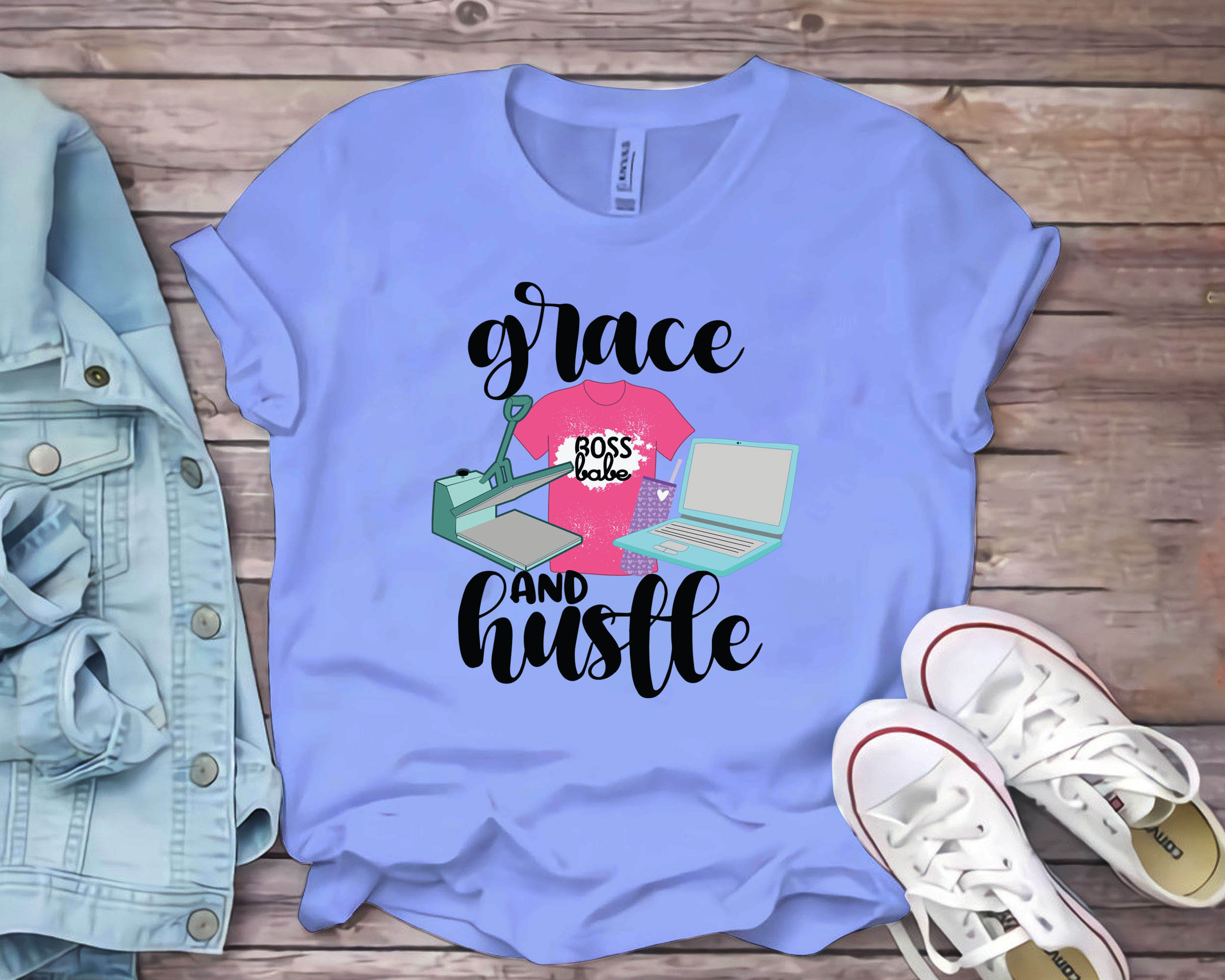Download Grace and Hustle Quote Inspirational Quotes Svg T Shirt | Etsy