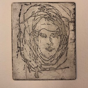 Madonna original etching