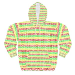 Clarks Logo Rasta Man AOP Unisex Pullover Hoodie