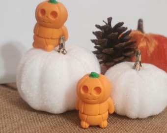 Calabaza articulada impresa en 3D / Juguete de escritorio articulado de Halloween / Lindo y espeluznante regalo antiestrés