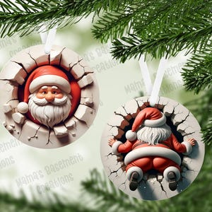 Holiday Character 3D Ornament, Christmas tree Ornament, Holiday spirit, Christmas Spirit, Christmas Gift, Inflated Ornament