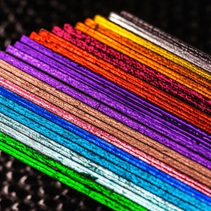 Color Edge Cards - Etsy