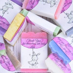Favores de ducha de jabón de conejito con globo Favores de ducha de jabón de bebé de conejito Favores de ducha de globo de conejo Favores de baby shower Favores de fiesta personalizados