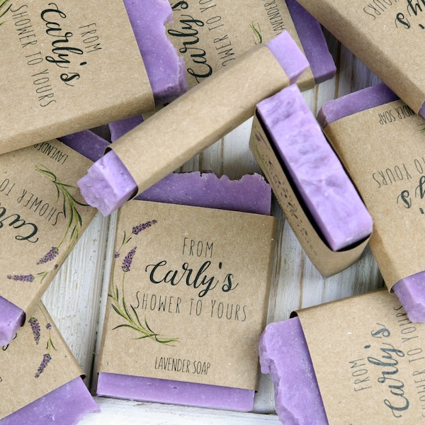 Lavender soap shower favors Soap shower favors Wedding soap shower favors Baby shower soap favors Bridal shower favors Wedding soap favors