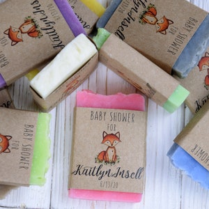 Bomboniere per doccia con sapone volpe bambino Bomboniere per feste nel bosco Bomboniere per doccia con sapone nella foresta Bomboniere per sapone a tema bosco Bomboniere per doccia con sapone animali della foresta bambino