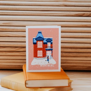 Illustration de Montréal, affiche en 3 formats différents, impression d'art