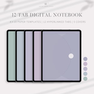Carnet numérique : 12 onglets avec liens hypertexte, 5 couvertures (PDF)