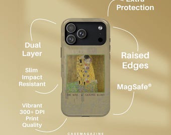 MagSafe The Kiss Phone Case Tough Impact-Resistant Glossy Finish