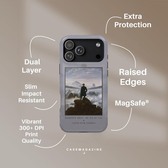 MagSafe Wanderer Phone Case Tough Impact-Resistant Glossy Finish