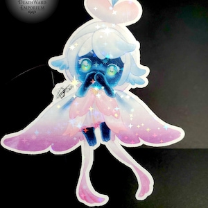 Pink Sprite Watercolor Sticker