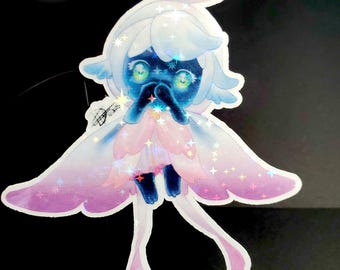 Pink Sprite Watercolor Sticker