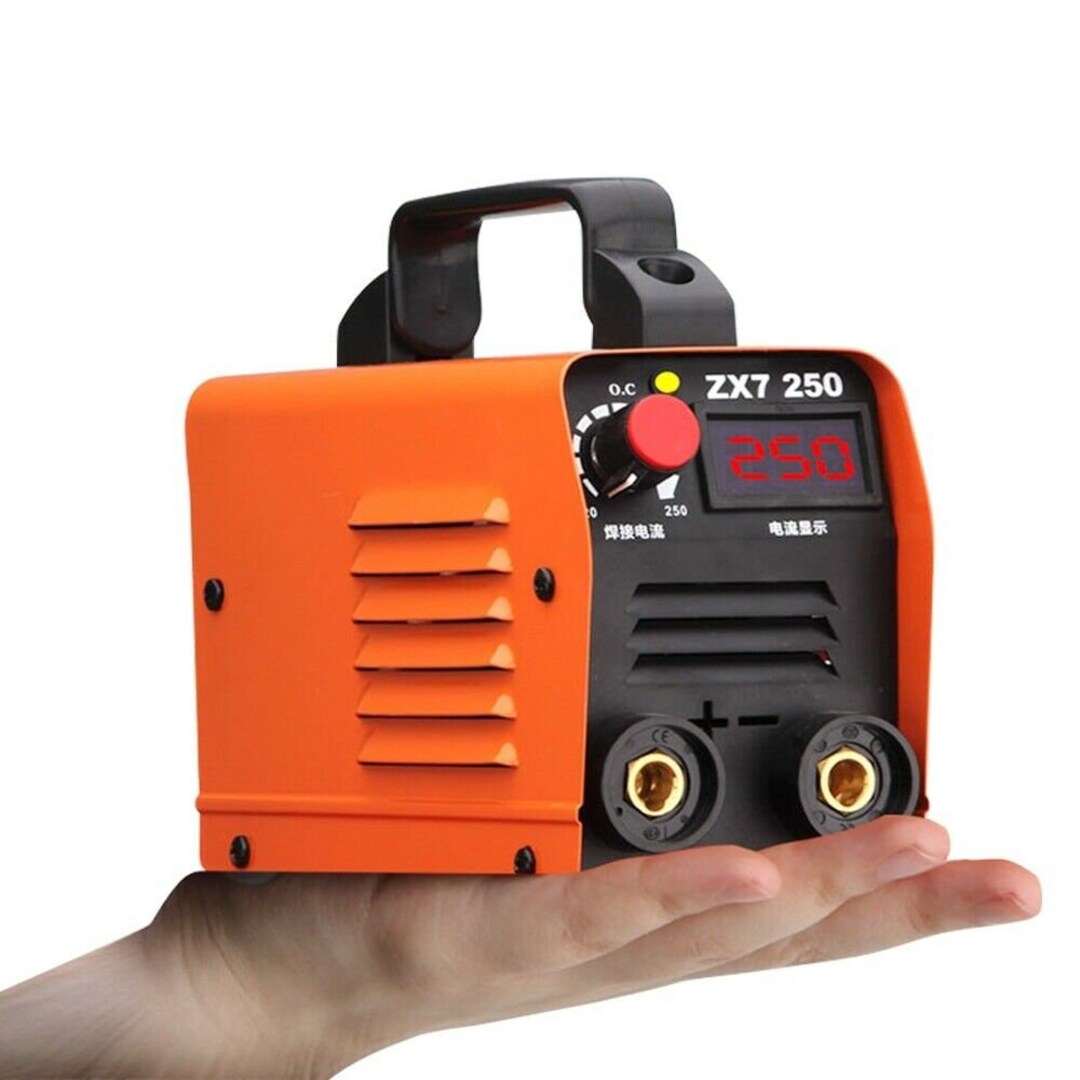 220V Portable Mini Arc Welding Machines IGBT DC Inverter Arc Welder LCD