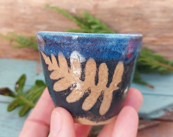 Ceramic Fern Expresso Cup