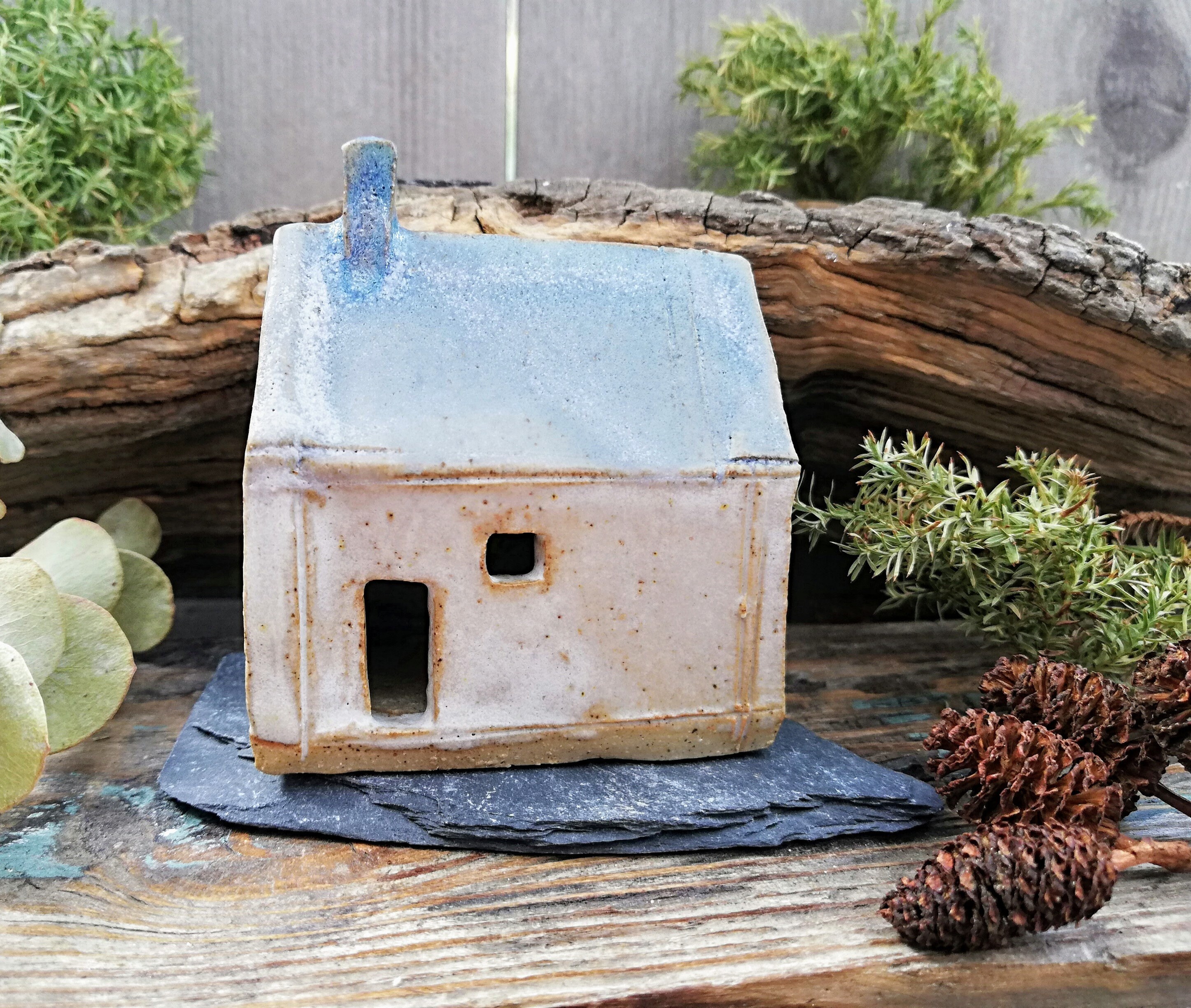Stoneware Ceramic House Etsy