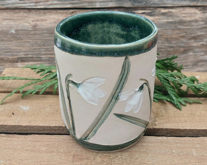 Ceramic Snowdrop Cup