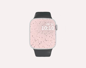 Pink Speckled Apple Watch Wallpaper (Digital Download)