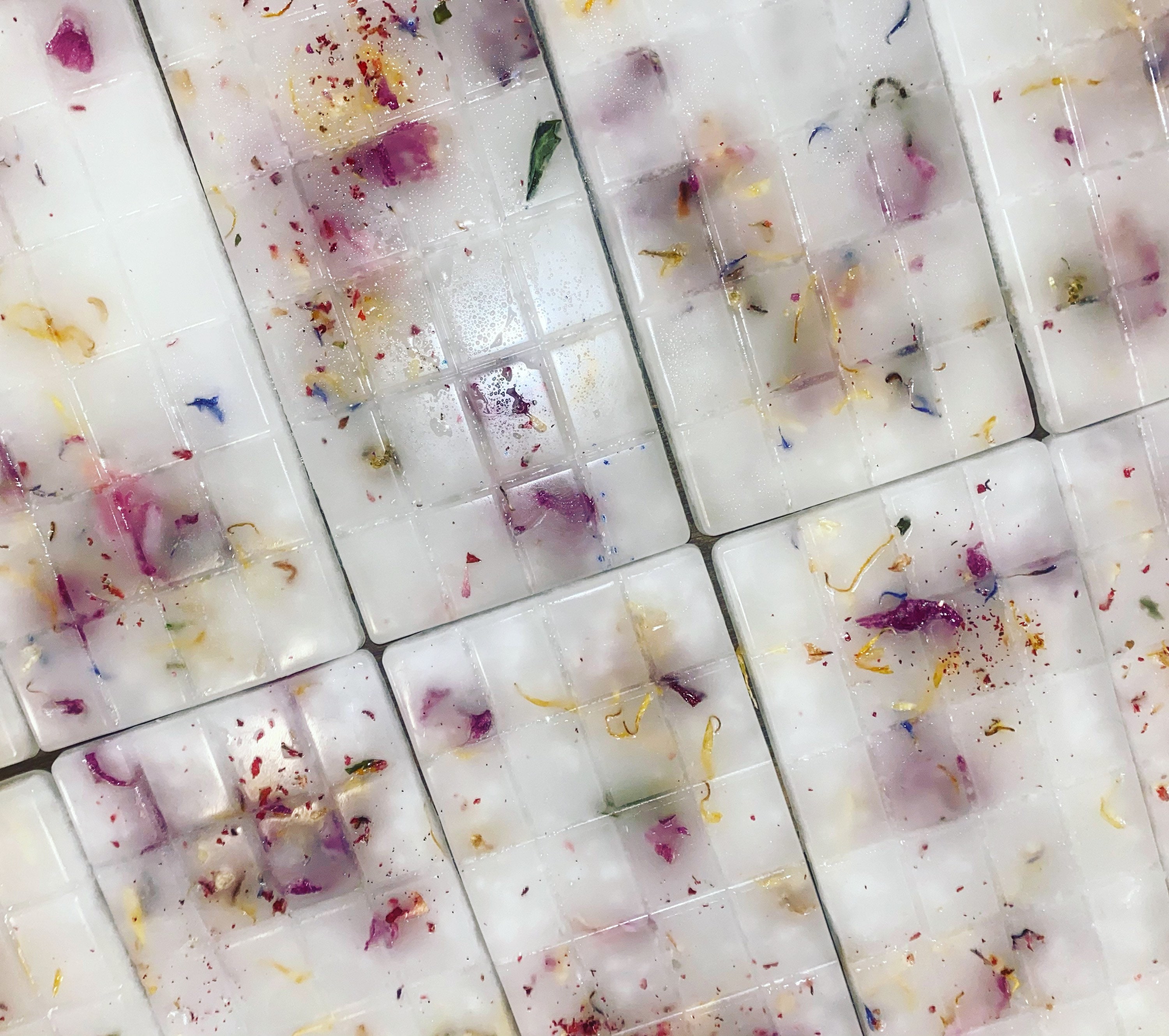 Flower Bomb Wax Melts Natural infused with dried flowers Etsy