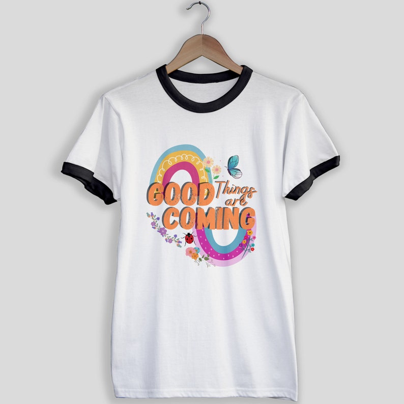 off white rainbow tee