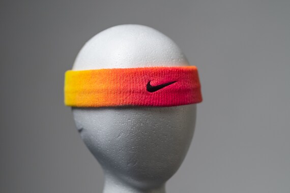 Nike Tie Dye Rainbow Headband - Etsy 