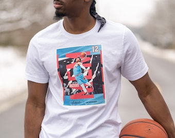 Ja Morant Memphis Grizzlies Basketball T-shirt Multiple Colors Available