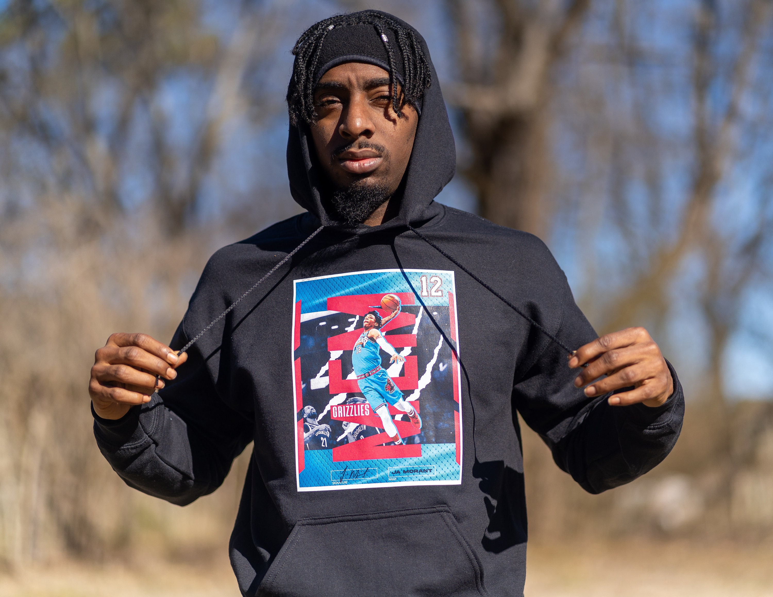 Ja Morant Poster Over Kevin Love Memphis Basketball shirt, hoodie, sweater, longsleeve and V-neck T-shirt
