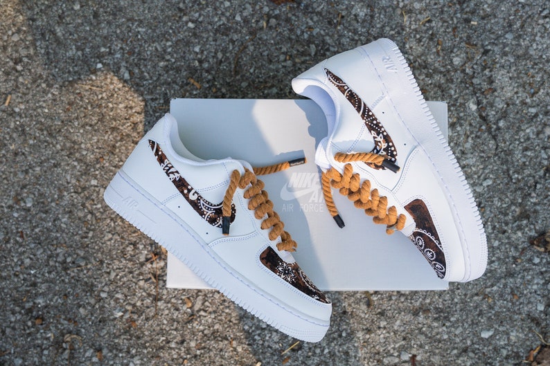 custom black bandana af1