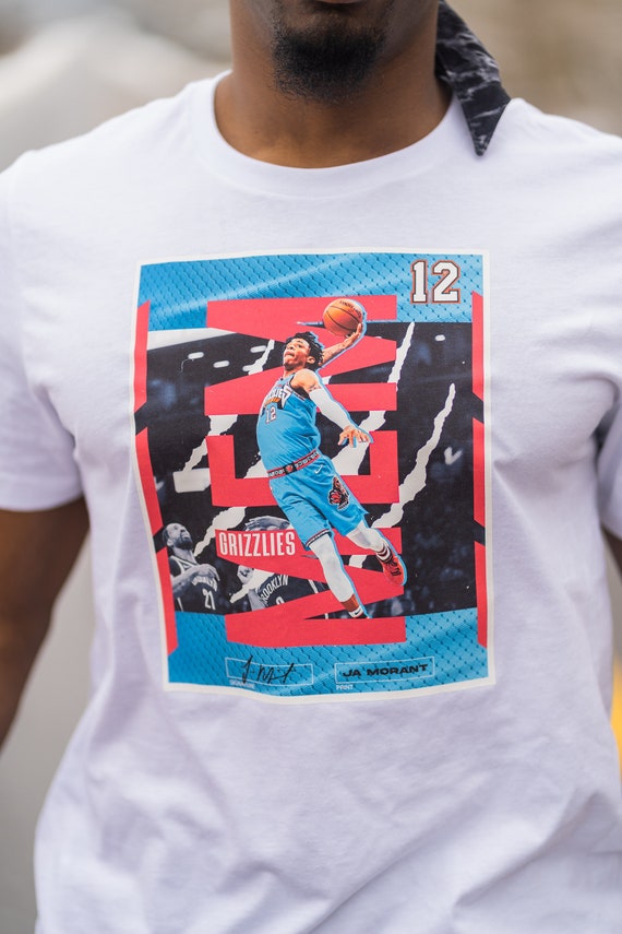 Ja Morant Memphis Grizzlies Basketball T-shirt Multiple Colors 
