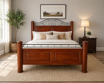 Bob Timberlake KING Cherry Wood Bed Frame 833-154 Made in USA by Lexington