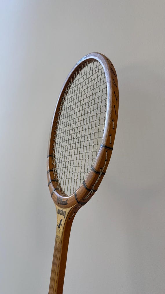 ヴィンテージ ウィルソン マスタング ウッド テニスラケット - Etsy 日本