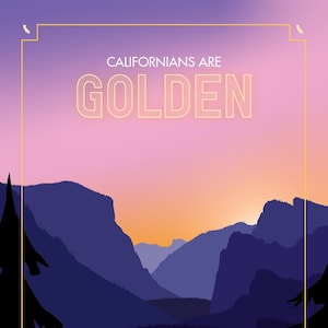Postcards to Voters - California Voters are Golden (2-sided)